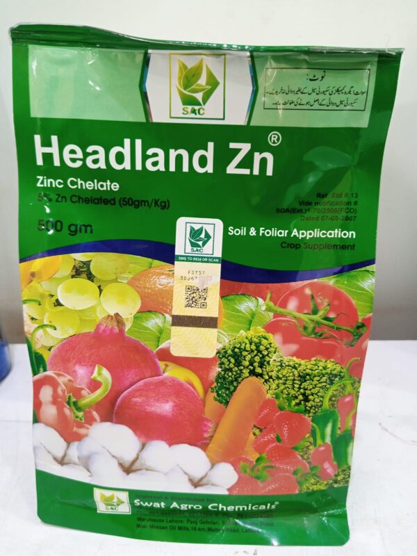 Headland Zinc 500gm by Swat Agro Chemicals